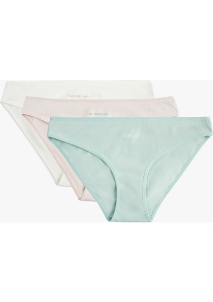 Pamuklu Rahat Kalıp 3'lü Brief Külot Seti