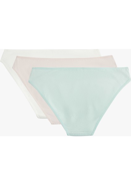 Pamuklu Rahat Kalıp 3'lü Brief Külot Seti fiyatları