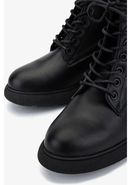 Kadın Hakiki Deri Siyah Casual Bot 434 1305 Bn Bot SK25-26 Sıyah Dr modelleri