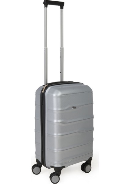 Pp Kabin Boy Valiz - Gümüş - 58X33X23 cm fiyatları