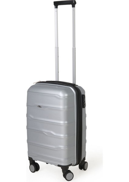 Pp Kabin Boy Valiz - Gümüş - 58X33X23 cm modelleri