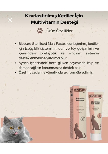 Kısırlaştırılmış Kediler Için Besleyici Destek ve Tüy Yumağının Kolay Atılmasını Sağlama fiyatları