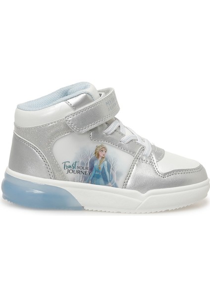 Arendelle-Int 5pr Gümüş Kız Çocuk High Sneaker