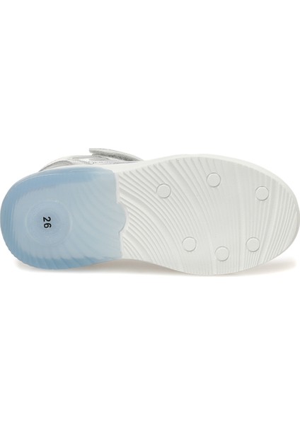 Arendelle-Int 5pr Gümüş Kız Çocuk High Sneaker