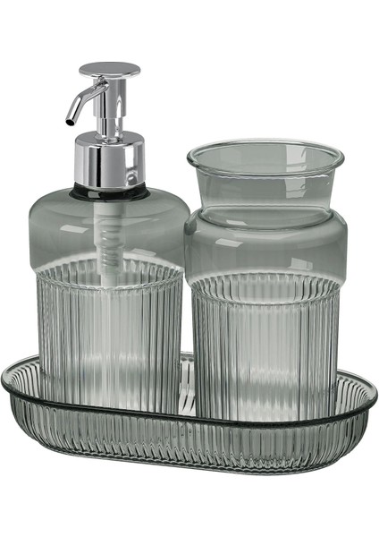 Brofjar Den Banyo Seti Gri 3 Parça