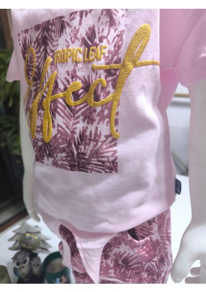 Kız Çocuk Pantolon Tişört Takım %100 Pamuk Nefes Alan Rahat Tarz Tasarım Cepli modelleri