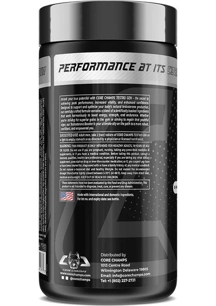 Testro Gen Tribulus , Dım , Arginine , Long Jack , Shilajit 60 Tablet - By Kai Greene modelleri