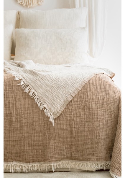 - Tek Kişilik Müslin Yatak Örtüsü - Müslin Pike - 180X230CM Müslin Yatak Örtüsü fiyatları