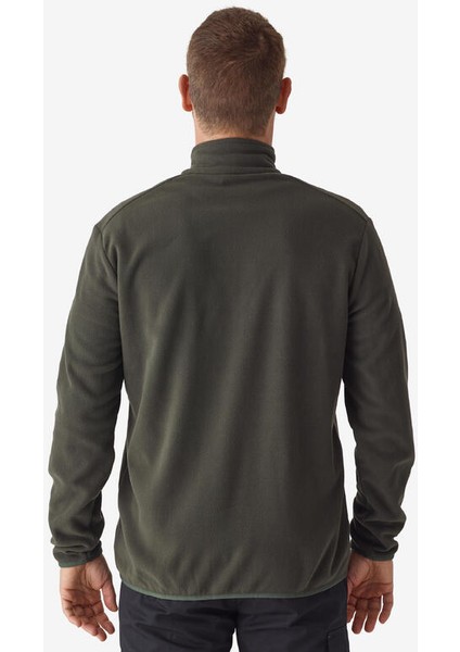 Erkek Ses Çıkarmayan Polar Hırka - Yeşil - Avcılık ve Doğa Gözlemi - 100 fiyatları