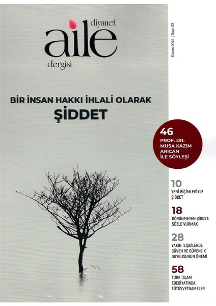 Diyanet Aile Dergi 83.sayı Kasım 2025
