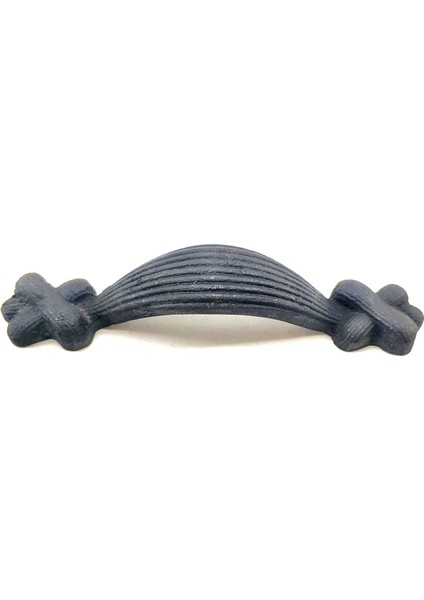 Antika Tarz Dekoratif Pirinç Örgü Mobilya Kulbu - 22X120 Mm, Oksit