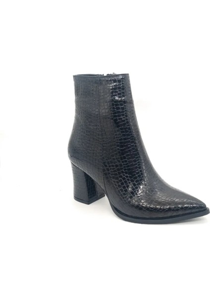 Zivara Kadın Kroko Bot Sivri Burun Modern ve Şık Tasarım