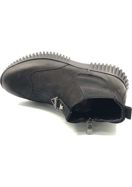 Turgana Hakiki Deri Düz Kaymaz Taban Ortopedik Kadın Bot indirimleri