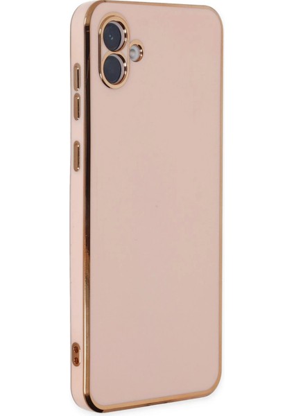 Samsung Galaxy A04 Kılıf Volet Silikon - Pembe