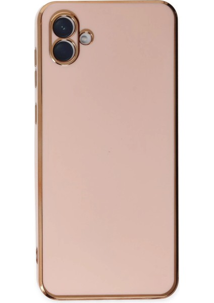 Samsung Galaxy A04 Kılıf Volet Silikon - Pembe