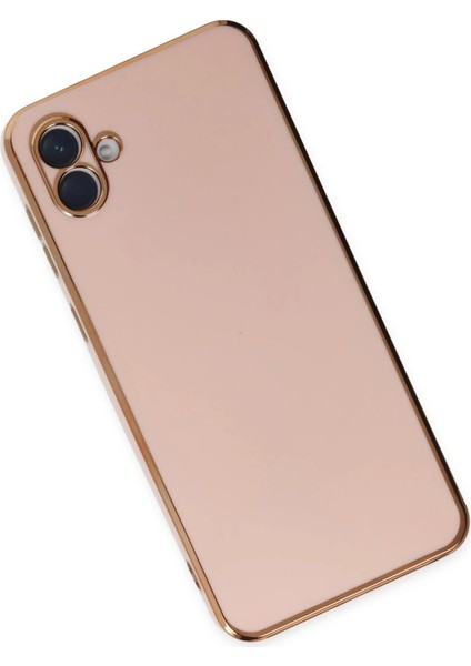 Samsung Galaxy A04 Kılıf Volet Silikon - Pembe