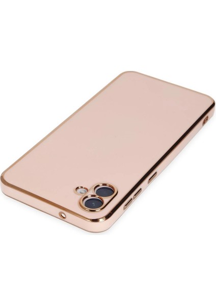 Samsung Galaxy A04 Kılıf Volet Silikon - Pembe