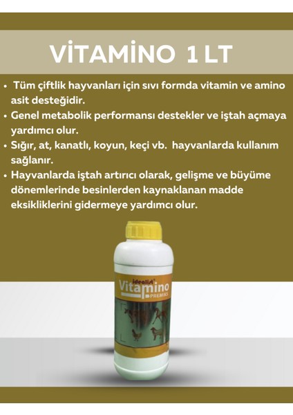 Ideal Vitamino Premiks 1 Lt