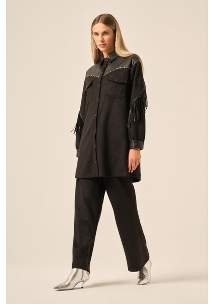 Bayan Scuba Süet Ikili Takım Siyah 31232 fiyatları