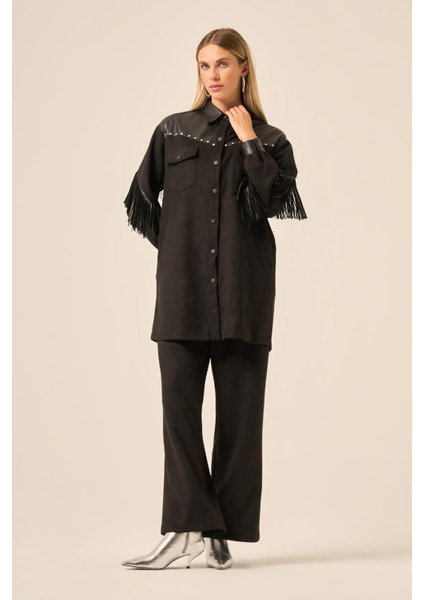 Bayan Scuba Süet Ikili Takım Siyah 31232 indirimleri