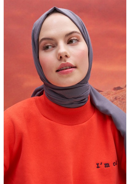 Kare Desen Modal Jakar Şal Gri indirimleri