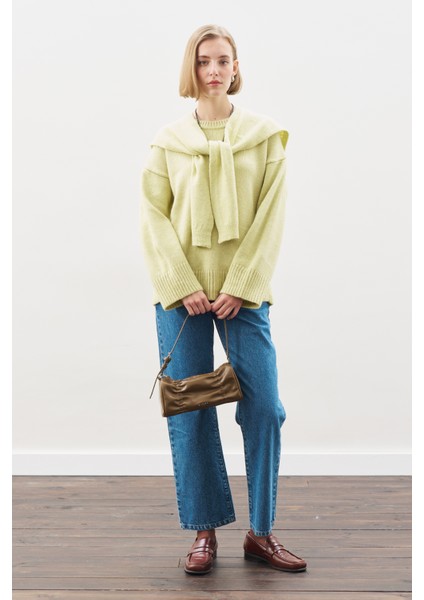 Chunky Oversıze Kazak Lıme