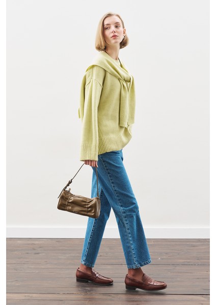 Chunky Oversıze Kazak Lıme fiyatları