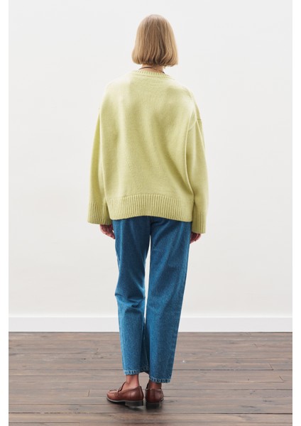 Chunky Oversıze Kazak Lıme