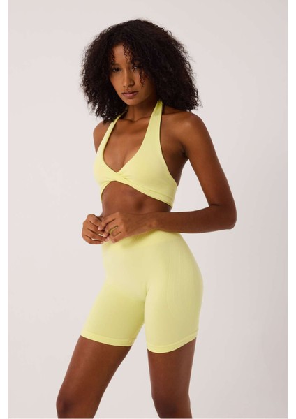 Amara Spor Şort Yüksek Bel Esnek Şekillendirici ve Toparlayıcı Seamless Tayt Kısa Şort modelleri