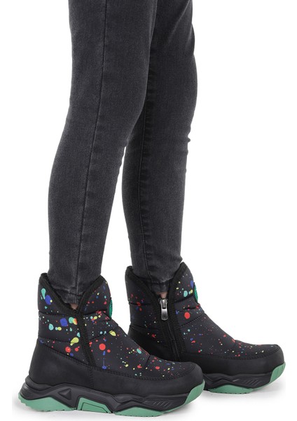 Rocco Fermuarlı Kız Çocuk Kar Botu modelleri