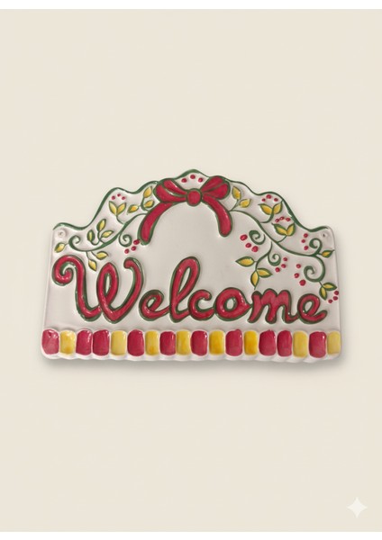 Welcome Seramik Kapı Süsü fiyatları