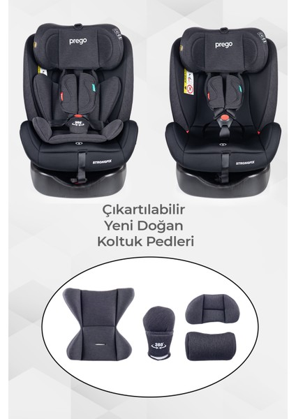 4088 Strongfix Oto Koltuğu 0-36 Kg Füme indirimleri