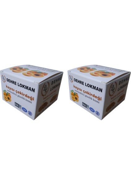 Kayısı Çekirdeği Cilt Bakım Kremi 70 gr x 2 Adet