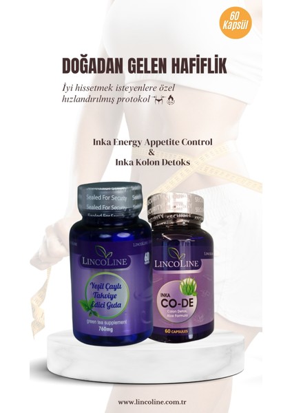 2'li Energy Appetite Control+ Co-De (kolon detoks)