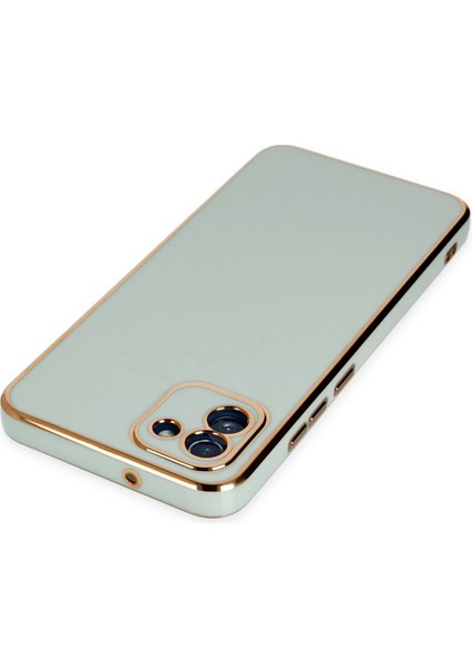 Samsung Galaxy A03 Kılıf Volet Silikon - Açık Yeşil