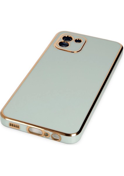 Samsung Galaxy A03 Kılıf Volet Silikon - Açık Yeşil