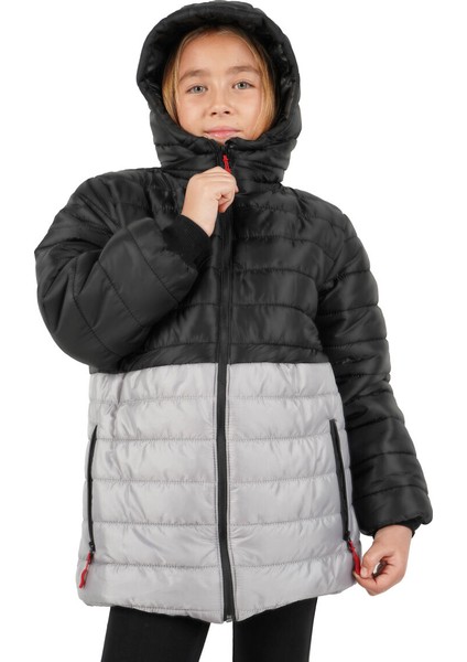 İçi Kürklü Su ve Rüzgar Geçirmez Kapüşonlu Kız Çocuk Mont modelleri