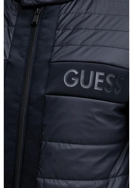 Erkek Quilted Biker Ceket - Lacivert indirimleri