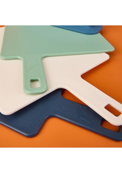 3'lü Stantlı Kesme Tahtası Seti - Renkli - 25 cm modelleri