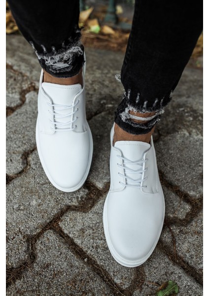 CH003 - CBT Pelle Classica Erkek Ayakkabı BEYAZ fırsatları