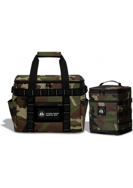 Gr1 Camo 2'li Kamp Malzeme Çantası Seti