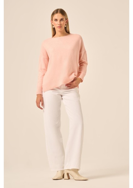 Kadın Şardon Kazak Pudra 25215