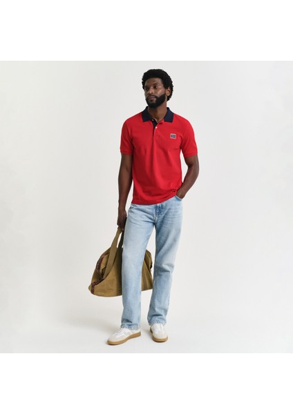 Erkek Kırmızı Regular Fit Polo modelleri