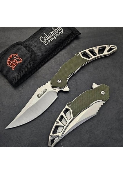 Columbia Yeni Tasarım Kamp ve Avcı Çakısı