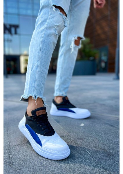 CH115 - Cbt Literide Erkek Ayakkabı Beyaz/sax Mavı/sıyah fiyatları