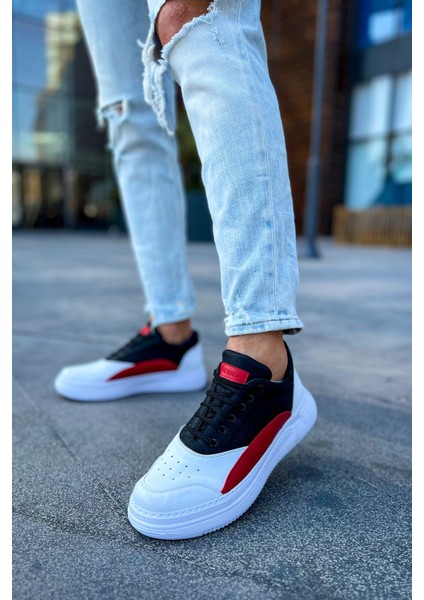 CH115 - Cbt Literide Erkek Ayakkabı Beyaz/kırmızı/sıyah modelleri