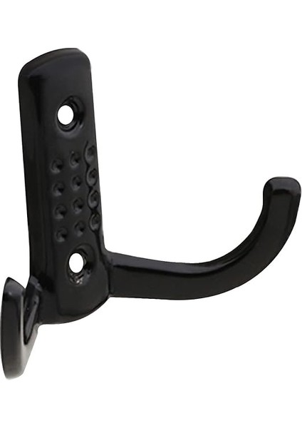 Noktalı Vestiyer Duvar Askısı Dolap Elbise Askılığı Siyah Metal Askı (10 Adet) indirimleri