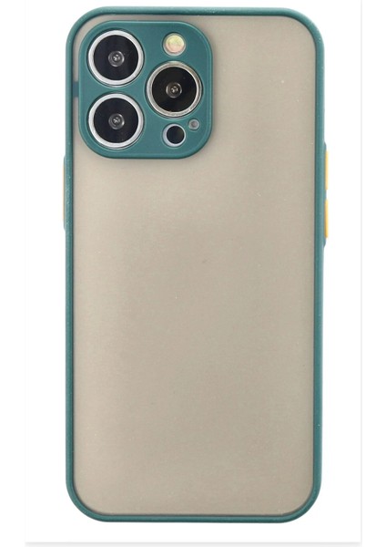 Apple iPhone 15 Pro Kılıf Montreal Silikon Kapak - Yeşil modelleri