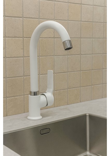 Dalyan Mat Beyaz Nano Teknoloji Lavabo Bataryası DL-317 indirimleri