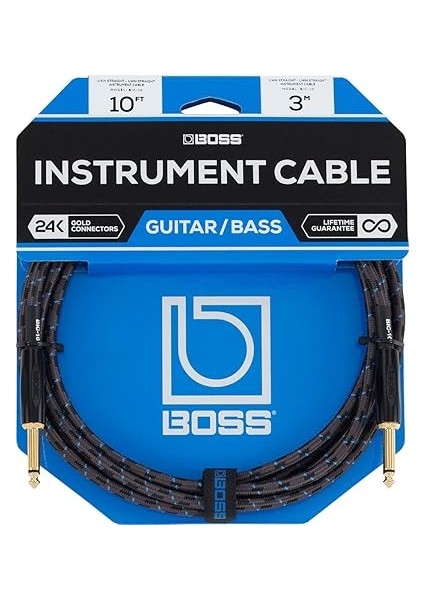 Bıc-5 Studio Grade Instrument Cable, Straight 1/4 Inç Konnektörler, 5 Ft/1,5 M Uzunluk fırsatları